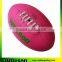 Machine sewn soft PVC foamed AFL ball