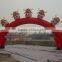 Cheap giant cow advertising inflatable arch for sale / giant inflatable arch