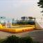 Factory price inflatable soccer arena in yellow color