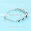 Fashion Wholesale 925 Silver Rhinestone Women Bracelets