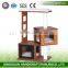 BSCI QQ-pet Factory Directly Price Sisal Cat Tree Wooden Cat Trees Luxury Cat Trees