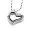 SRP6001 Fashionable Jewelry Hollow Heart Glass Locket