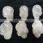 high quality clear quartz crystal human skull carving factory outlet