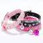 soft PU small bell custom metal chain dog collar dog collar PU chains01