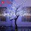 Outdoor decoration white light cherry blossom artificial natural trunk led lighted cherry trees