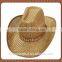 Fashionable woven straw braid cowboy hat