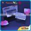 Custom 3 department acrylic name card holder