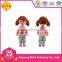 2015 new products cartoon toy lifelike baby doll toy baby toy laughing doll lovely girl with mini toy animals 4 inch doll