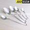 Stainless steel silver cutlery wholesale with gold plated flatware factory