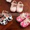 Printed in Love Beautiful Dress Leather Baby Shoes