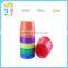 Wholesale cheap high quality pp material plastic art set paint mixing cup