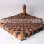 High Qualiy three dimensional wood Cutting board with finger grooves