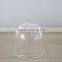 wholesale 400ml pyrex glass teapot with bow and tray high borosilicate glassware N6381