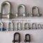 Various size galvanized carbon steel forged d shackles