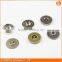 Plating sewable magnetic clothes button with 2 holes, magnet two hole buttons