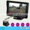 4.3inch car digital monitor and parking sensor system XY-8440