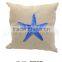 No Minimum Order Quantity Custom Size Embroidery Or Digital Printing Linen Pillow Cover