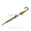 23inch polyester fabric automatic open long umbrella