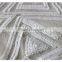 Latest white sequin mesh fabric, wholesale sequin polyester mesh fabric