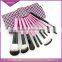 2016 Wholesale top 10 retractable angled coastal makeup brushes