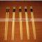 Beautiful packaging disposable ecru bamboo chopsticks