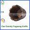 wooden round barrel planter flower pots home office garden decoration