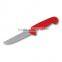 Stainless steel colorful kitchen carved bone handle knife