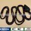 Colored polyester solid braided starter rope for pulley usage
