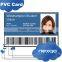 Custom full color printing PVC employee student id card