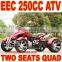 EEC Two Seats ATV Quad 250cc
