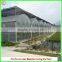 High quality 9.6m multi-span commerical plastic greenhouses for agriculture