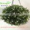 SJLJ013371 artificial hanging plant / artificial plastic boxwood ball for wedding / event decoration