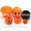 Plastic halloween pumpkin props led light up halloween buckets