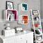 fashion round plastic decorative wall mount shelf