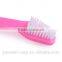 plastic pet tooth brush nail brush set