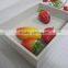 Vintage style customize wooden tray with silk printing logo