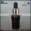 7ml Floral Black Euro Dropper Bottles for Essential Oil