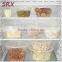 500ml 700ml 1250ml Custom making High Quality Round Disposable Plastic Rice bowl Salad Bowl Soup bowl With Lid