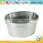 iron garden galvanized ice tubs for drinks party bar ice bucket