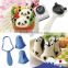 Easy to use convenient onigiri rice ball mold and yaki nori cutter