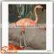 high simulation fiberglass garden statue molds crane statue red-crowned crane statue