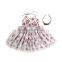 Summer Kids Dress Casual Baby Girl Floral Mash Dresses