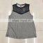 Ladies high quality lace t-shirt with print stocklots