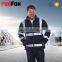 cheap safety softshell high visibility winter jacket