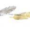 Metal maple leaf design hairgrips for Canadians, gold women hair clips