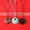 new developed style natural stone circle pendant necklace my precious stone circle pendant necklace for Vatentine's Day 2017