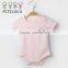 Summer Pink Silk Screen Printing Combed Cotton Wholesale Designer Baby Clothes From China