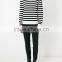 New cross knitted stirpe cashmere sweater for mans round neck pullover