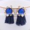 zm53249a cheap handmade dangle earrings women tassel earrings with pearl