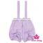 Kids Clothing Manufacture Plain Color Cotton Newborn Braces Blank Design Baby Girl Suspend Shorts